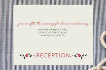 Reception Cards