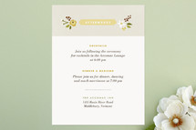 Reception Cards