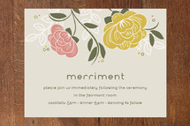 Reception Cards