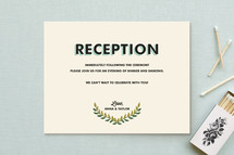 Reception Cards