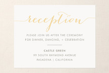 Reception Cards