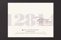 Reception Cards