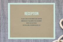 Reception Cards