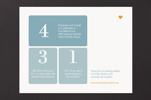 Reception Cards