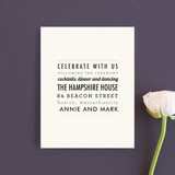 Reception Cards