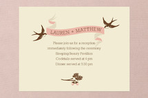 Reception Cards
