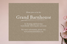 Reception Cards