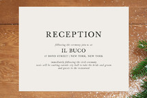 Reception Cards