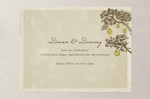 Reception Cards
