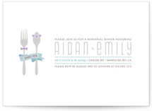 Let's Eat Rehearsal Dinner Invitations