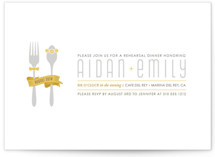 Let's Eat Rehearsal Dinner Invitations