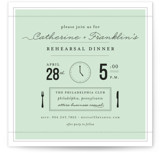 Time for... Rehearsal Dinner Invitations