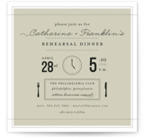 Time for... Rehearsal Dinner Invitations
