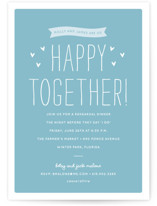 Happy Together Rehearsal Dinner Invitations