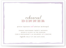 Sweet Frame Rehearsal Dinner Invitations