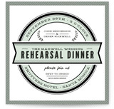 Classic Seal Rehearsal Dinner Invitations