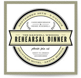 Classic Seal Rehearsal Dinner Invitations