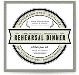 Classic Seal Rehearsal Dinner Invitations