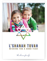Modern Star Rosh Hashanah Cards