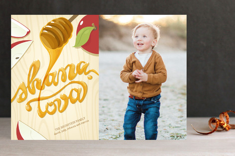 Honey Script Rosh Hashanah Cards