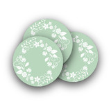 Wooded Blooms Rounded Stickers