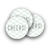 Lattice Rounded Stickers