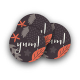 Fall Foliage Rounded Stickers