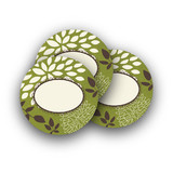 Everything Green Rounded Stickers