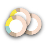 Fractions Rounded Stickers