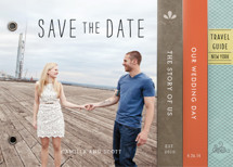 Story Book Wedding Save the Date Minibook&trade; Cards