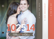 The Big Event Save the Date Minibook&trade; Cards