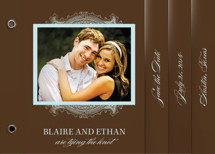 Ornate Frame Save The Date Minibooks