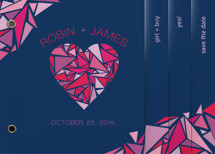 Glass Angles Save The Date Minibooks