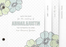 Love in Bloom Save The Date Minibooks