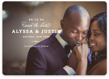 Timeless Save the Date Magnets