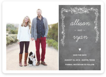 Chalkboard Save the Date Magnets