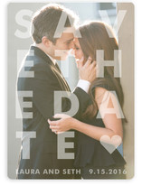 Etched Save the Date Magnets