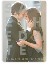 Etched Save the Date Magnets