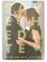 Etched Save the Date Magnets