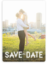 Modern Ribbon Save the Date Magnets