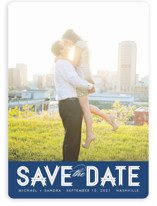 Modern Ribbon Save the Date Magnets