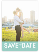 Modern Ribbon Save the Date Magnets