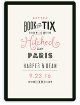 Boarding Call Save the Date Magnets