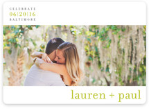 float + celebrate Save the Date Magnets