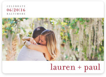 float + celebrate Save the Date Magnets