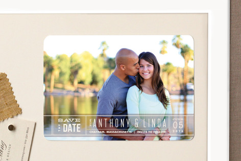 Silver Screen Save the Date Magnets