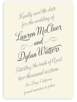 Just My Type Save the Date Magnets