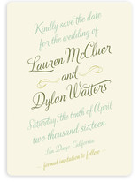 Just My Type Save the Date Magnets