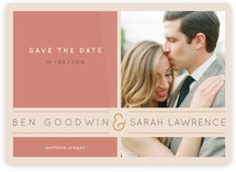 Subtle Chevron Save the Date Magnets