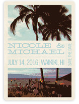 Coconut Plantation Save the Date Magnets